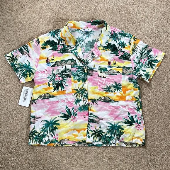 BB Dakota Happy Camper Button-Up Shirt - Picture 4 of 7